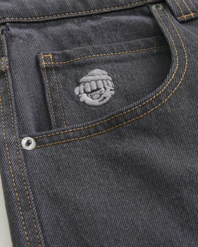 Washed Black Embroidered Baggy Skater Jeans,Washed Black Embroidered Baggy Skater Jeans Washed Black Embroidered Baggy Skater Jeans,Washed Black Embroidered Baggy Skater Jeans
