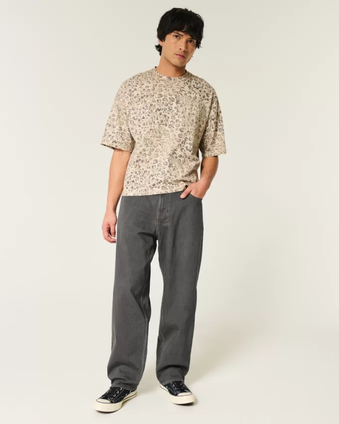 Washed Black Embroidered Baggy Skater Jeans,Washed Black Embroidered Baggy Skater Jeans Washed Black Embroidered Baggy Skater Jeans,Washed Black Embroidered Baggy Skater Jeans