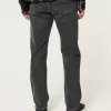 Washed Black Loose Jeans,Washed Black Loose Jeans