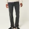 Washed Black Straight Jeans,Washed Black Straight Jeans