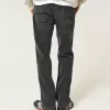 Washed Black Straight Jeans,Washed Black Straight Jeans