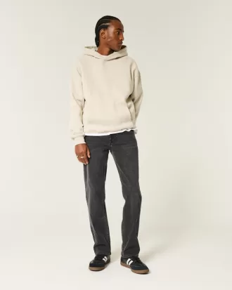 Washed Black Straight Jeans,Washed Black Straight Jeans