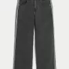 Washed Black Super Baggy Jeans,Washed Black Super Baggy Jeans