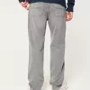 Washed Grey Loose Jeans,Washed Grey Loose Jeans