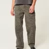 Zebra Print Baggy Painter Jeans,Zebra Print Baggy Painter Jeans