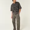 Zebra Print Baggy Painter Jeans,Zebra Print Baggy Painter Jeans