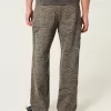 Zebra Print Baggy Painter Jeans,Zebra Print Baggy Painter Jeans